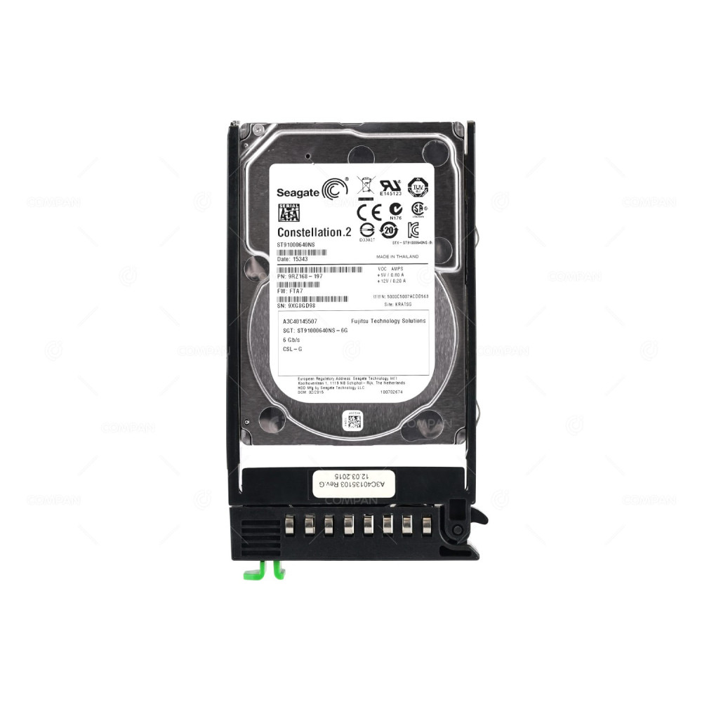 A3C40145507 FUJITSU HDD 1TB 7.2K SATA 6G 2.5" SFF